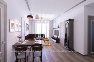 Nội thất phòng khách chung cư Gamuda-5