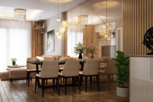 Nội thất phòng khách chung cư Goldsilk Complex Vạn Phúc-3