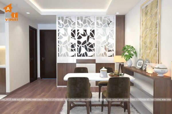Nội thất phòng khách chung cư Platinum Nguyễn Công Hoan căn 05-4