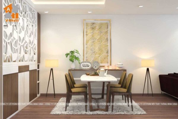 Nội thất phòng khách chung cư Platinum Nguyễn Công Hoan căn 05-6