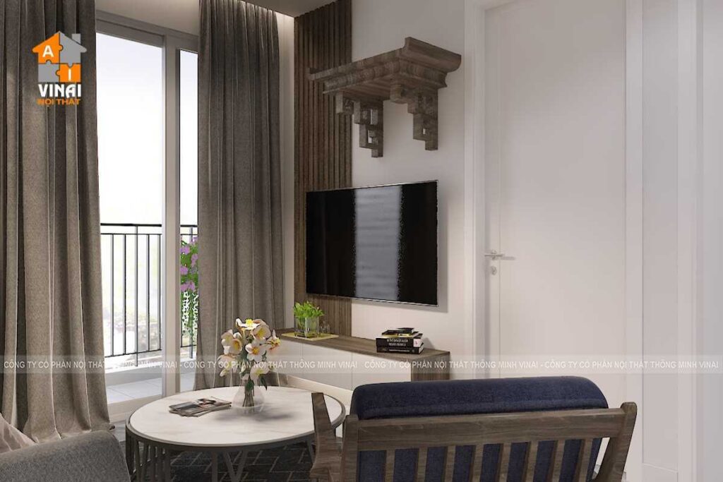 Nội thất phòng khách chung cư Season Avenue- Mỗ Lao- Hà Đông-S1-3011-4