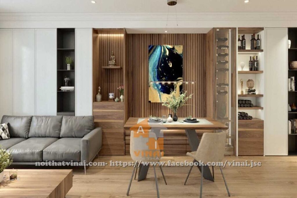 Nội thất phòng khách chung cư Sunshine Riverside Tây Hồ -1