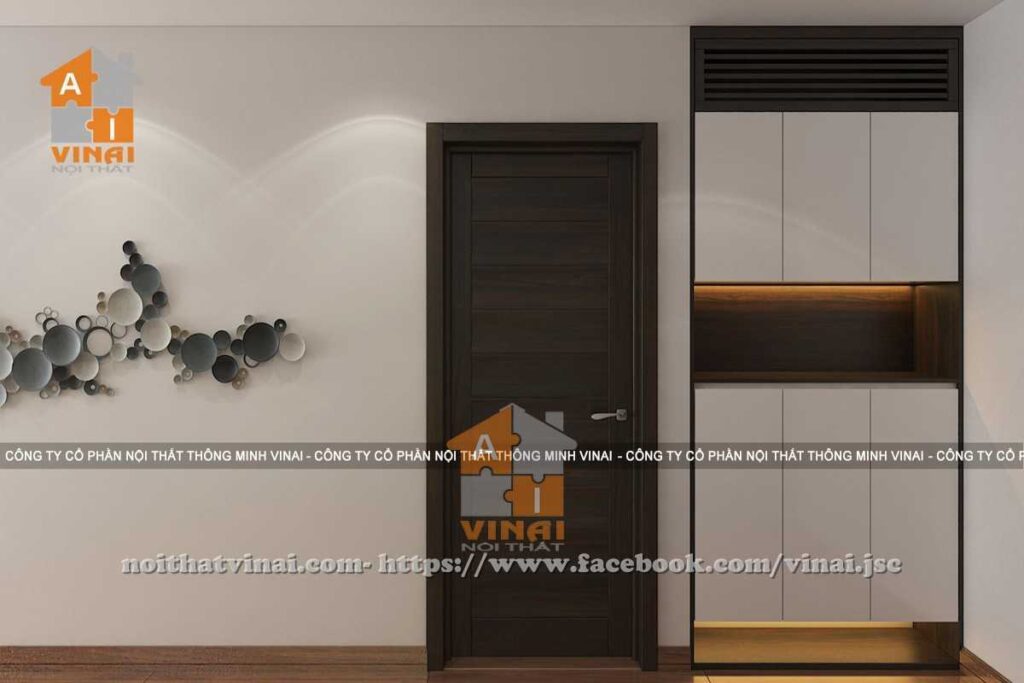 Nội thất phòng khách chung cu The Sun Mễ Trì căn 1404-6