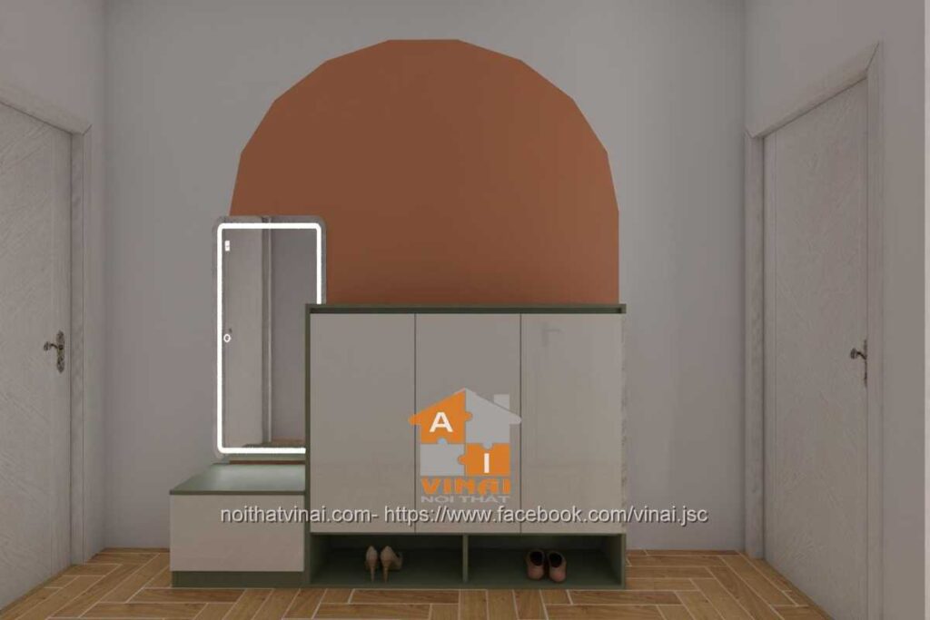 Nội thất phòngkhách chung cư Tỉnh Đội Vĩnh Phúc-4