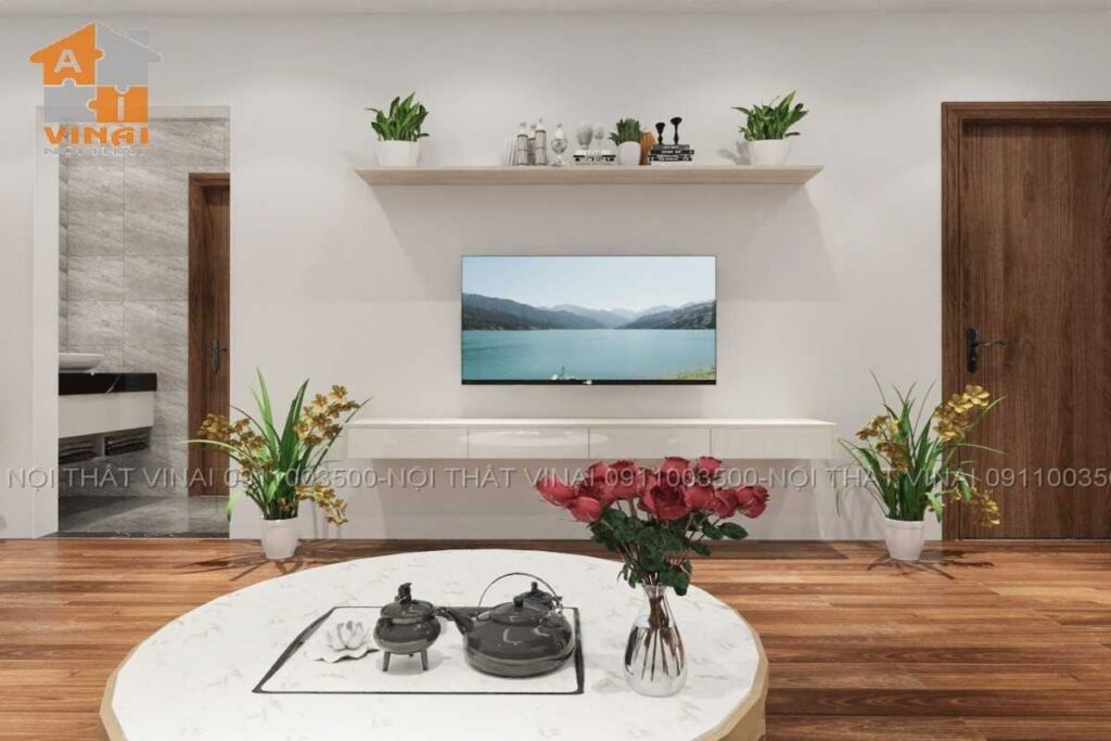 Nội thất phòng khách chung cư VCI căn B712-3