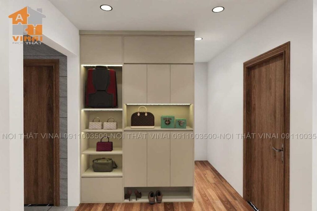 Nội thất phòng khách chung cư VCI Tower căn A505-2