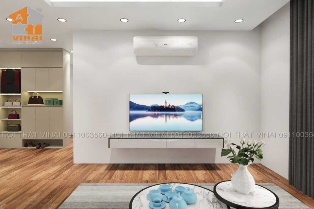 Nội thất phòng khách chung cư VCI Tower căn A505-5