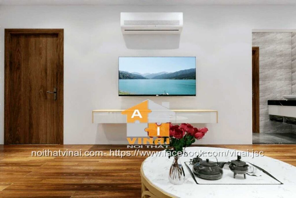 Nội thất phòng khách chung cư VCI Tower căn B2112-2