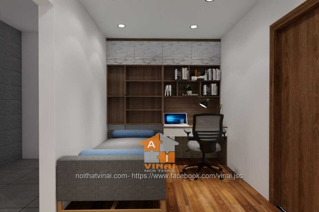 Nội thất phòng khách chung cư VCI Tower căn B607-1PN-4