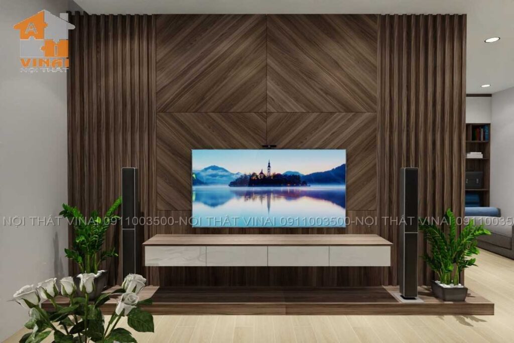 Nội thất phòng khách chung cư VCI Vĩnh Yên- Căn 1 ngủ- 3