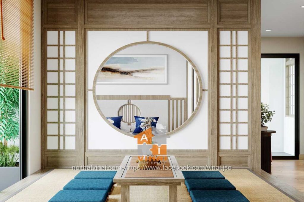 Nội thất phòng khách chung cư Vinhomes Ocean Park căn 2ngủ-2