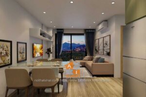 Nội thất phòng khách chung cư Vinhomes Smart City Tây Mỗ-1