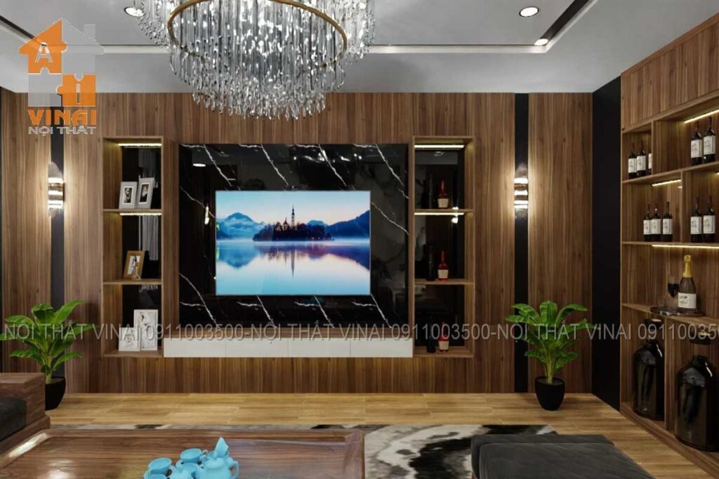 Nội thất phòng khách (tầng 2) nhà liền kề Park Hill- Vĩnh Yên-4