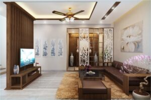 Nội thất phòng khách nhà Lô Đông Anh -HN 1