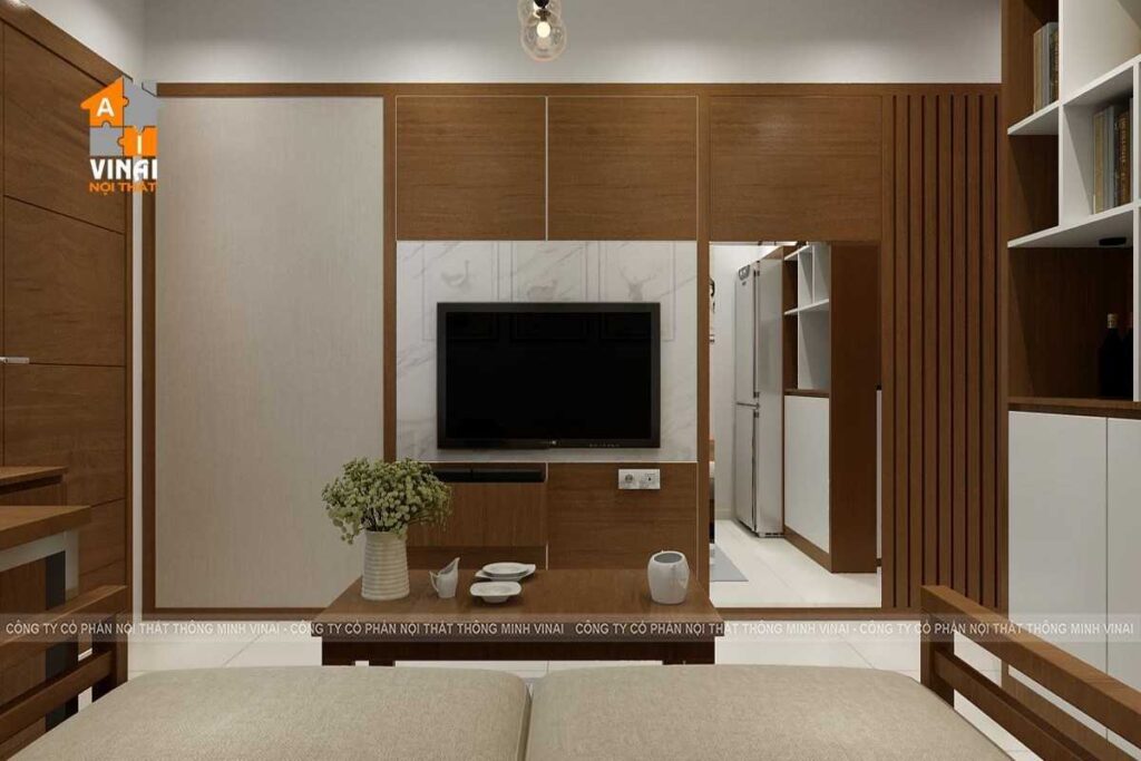 Nội thất phòng khách nhà tập thể số 9 hàng lược-6