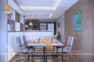 Nội thất phòng làm việc chung cư Vinaita Tower can 2705-3