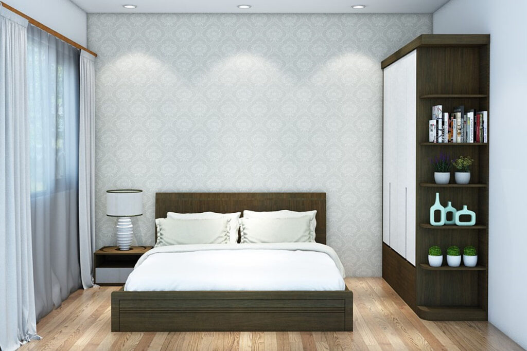 Nội thất phòng ngủ 1 biệt thự nhà vườn tại Bá Hiến- Bình Xuyên