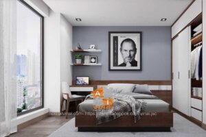 Nội thất phòng ngủ 1 chung cư FLC Cầu Giấy-1