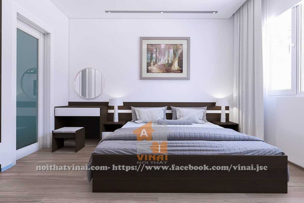 Nội thất phòng ngủ master chung cư Gamuda-1