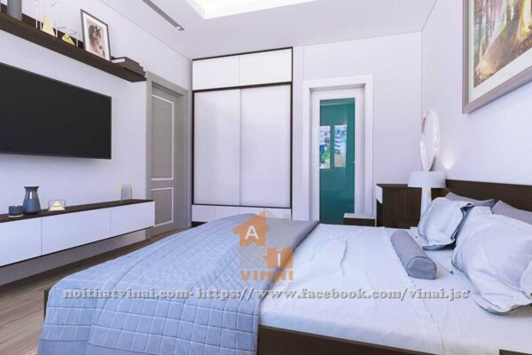 Nội thất phòng ngủ master chung cư Gamuda-2