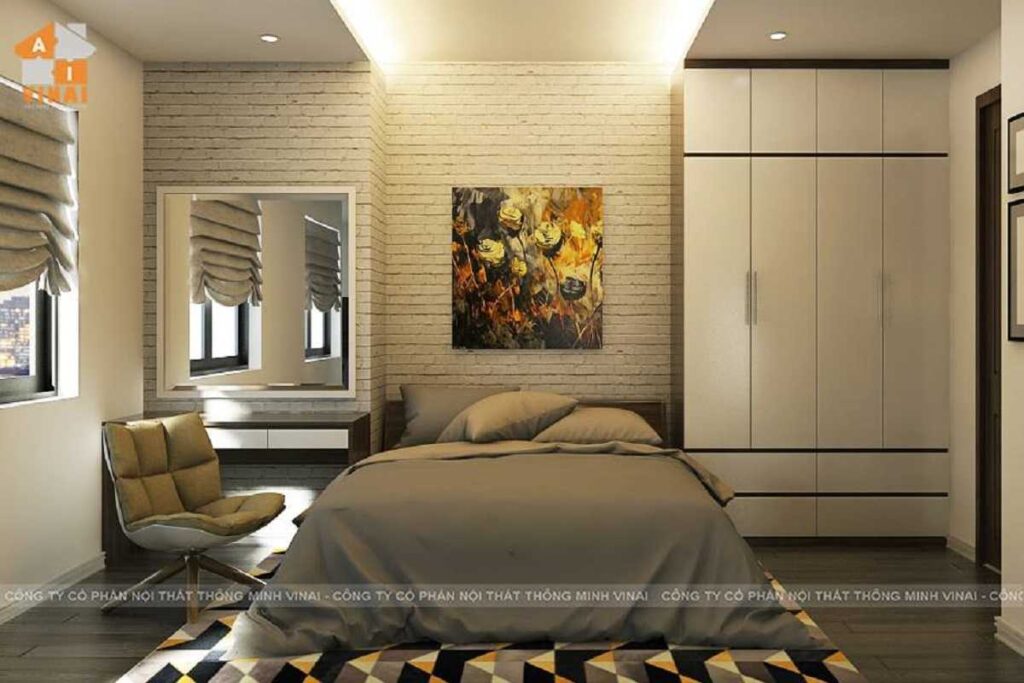 Nội thất phòng ngủ chu cư Imperia Garden căn 01 tòa A
