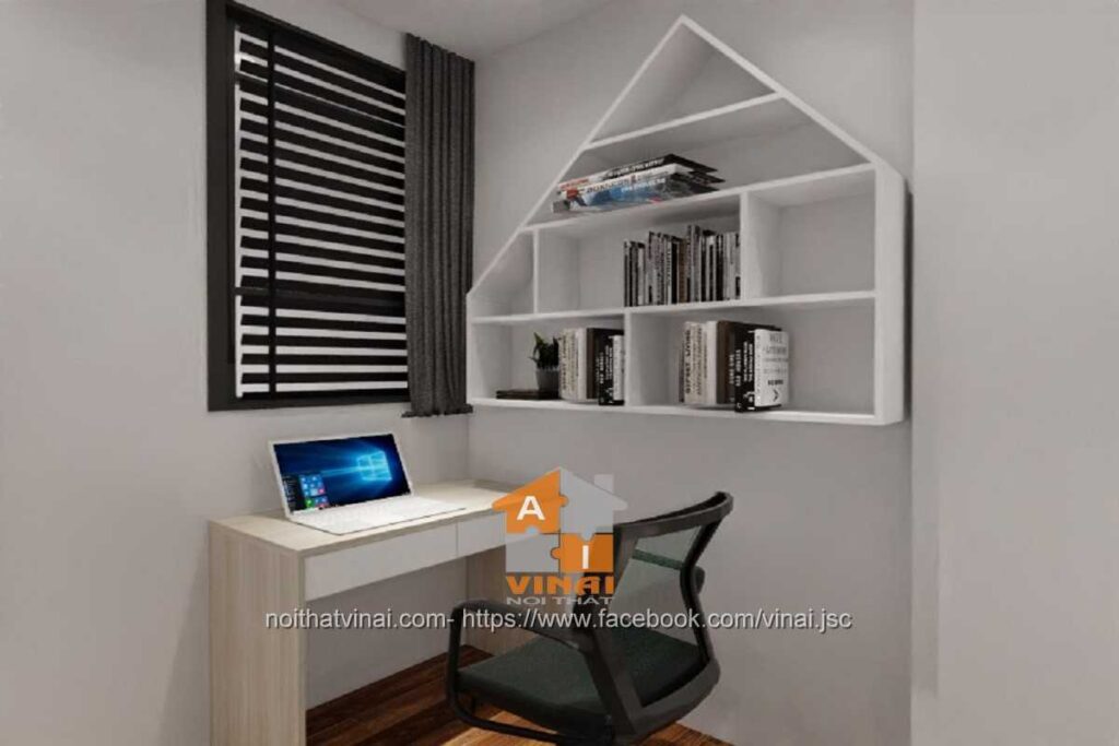 Nội thất phòng ngủ 1 chung cư VCI căn A809 -2PN-2VS-2