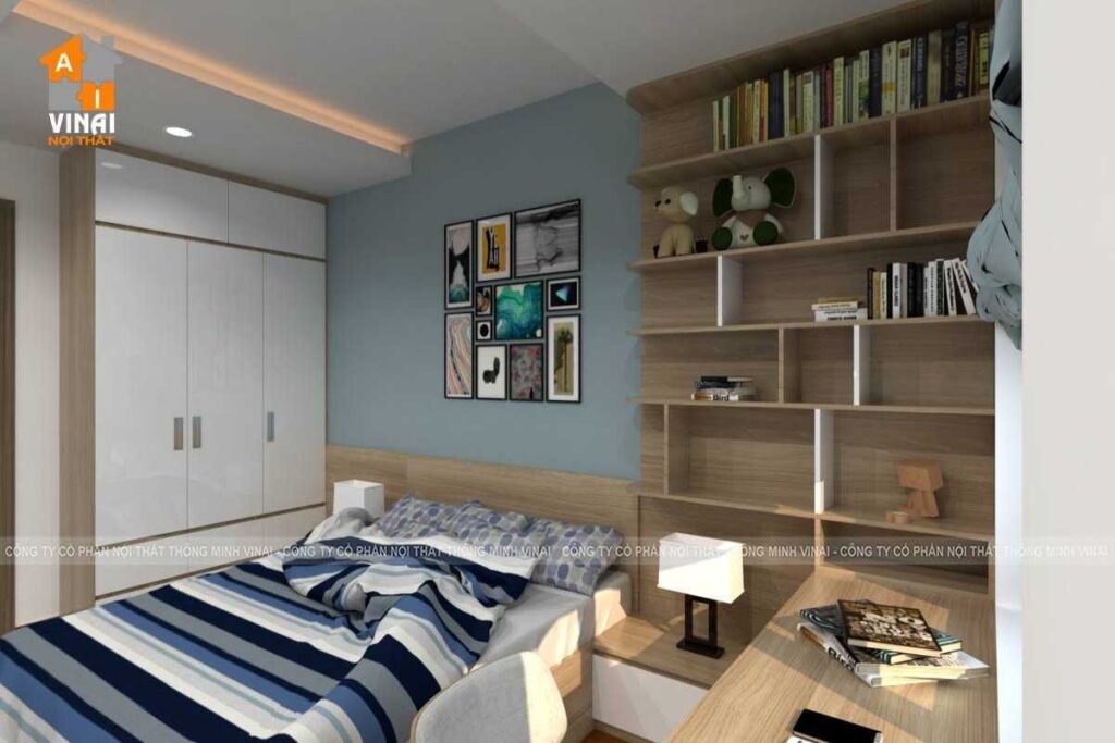 Nội thất phòng ngủ 1 chung cư Việt Đức- Complex- 39 Lê Văn Lương-2