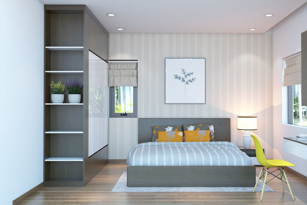 Nội thất phòng ngủ 2 biệt thự nhà vườn tại Bá Hiến- Bình Xuyên