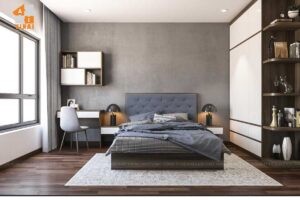 Nội thất phòng ngủ 2 chung cư An Bình tòa A5 căn A02-1