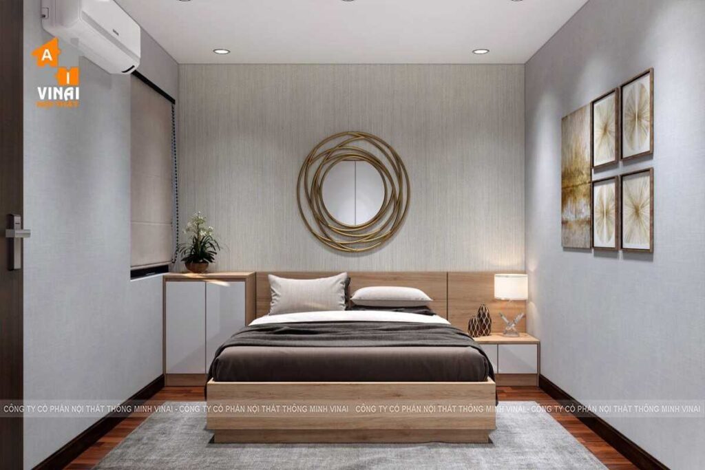 Nội thất phòng ngủ 2 chung cư Home City Trung Kính-1