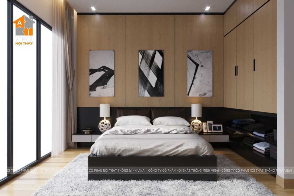 Nội thất phòng ngủ 2 chung cư Metropolis- M3-1