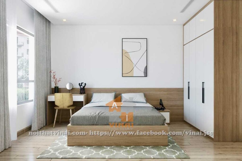 Nội thất phòng ngủ 2 chung cư The Zei- Duy Tân-1