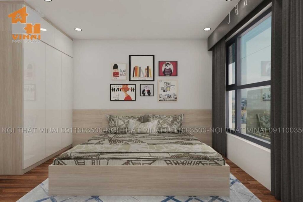 Nội thất phòng ngủ 2 chung cư VCI căn B712-1