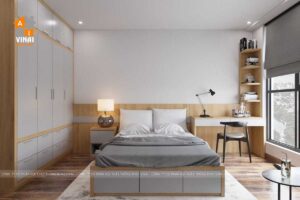Nội thất phòng ngủ 2 chung cư Vinata Tower -1