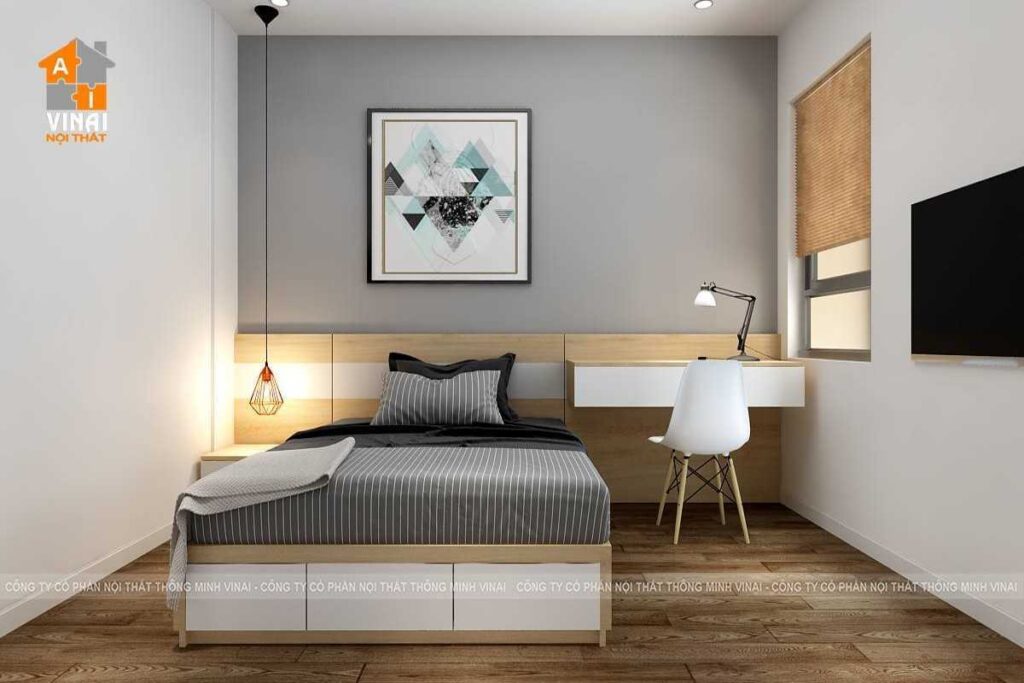 Nội thất phòng ngủ 2 chung cư Green Park Việt Hưng- Long Biên-1