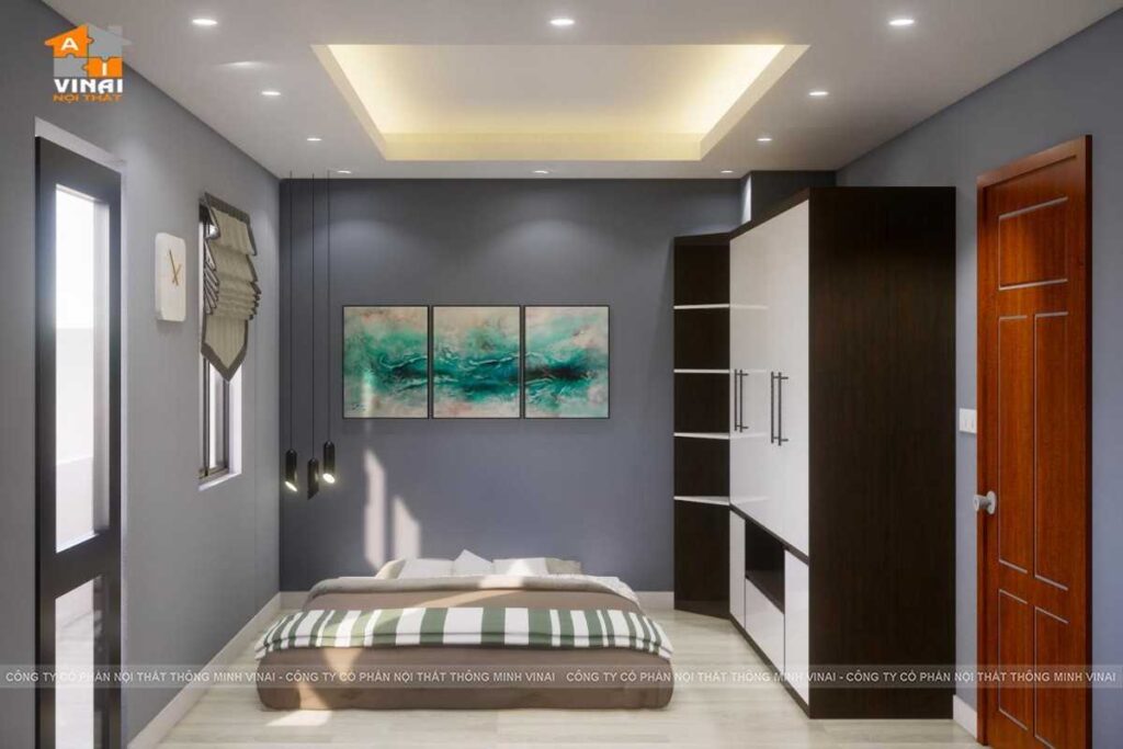 Nội thất phòng ngủ 2 nhà lô Khai Quang- Vĩnh Yên-1