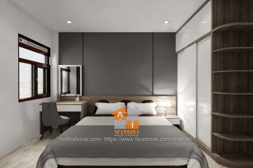 Nội thất phòng ngủ 2 nhà ống 3.5x15m-1