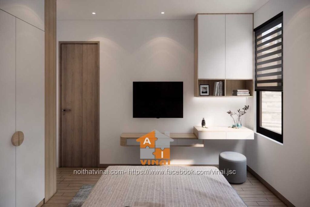 Nội thất phòng ngủ 2 nhà phố phường Liên Bảo- Vĩnh Yên-3