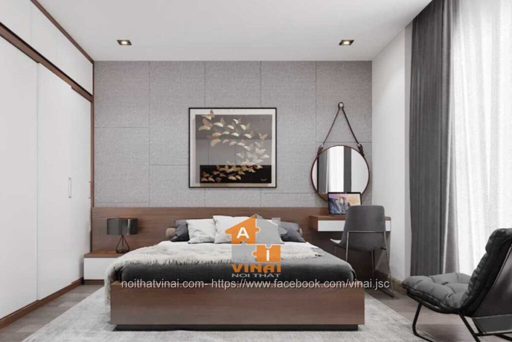 Nội thất phòng ngủ 3 chung cư FLC Cầu Giấy-1