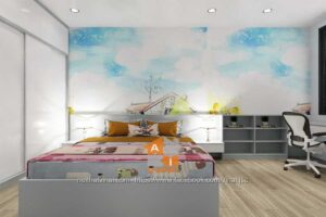 Nội thất phòng ngủ 3 nhà ống 3.5x15m-1