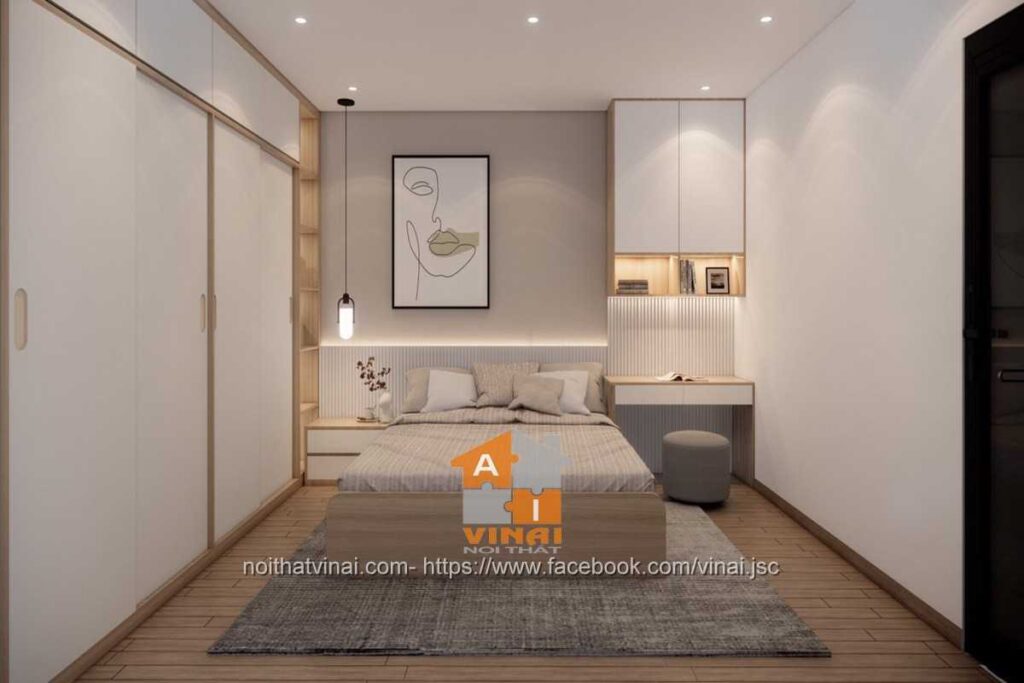 Nội thất phòng ngủ 3 nhà phố phường Liên Bảo- Vĩnh Yên-1