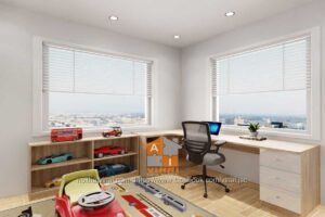 Nội thất phòng ngủ bé trai chung cư Tỉnh Đội Vĩnh Phúc-1