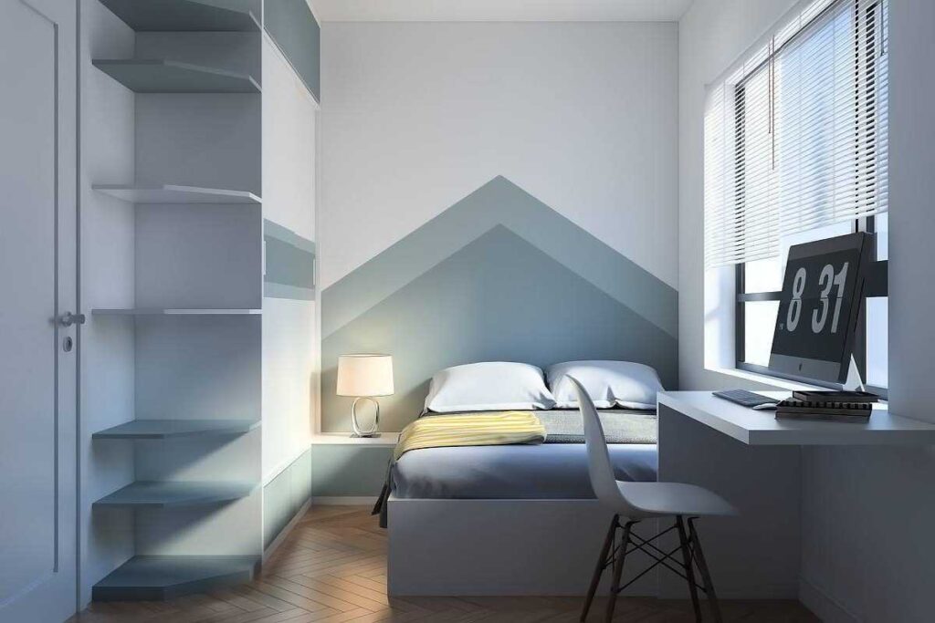 Nội thất phòng ngủ bé trai chung cư HD Mon City căn A14