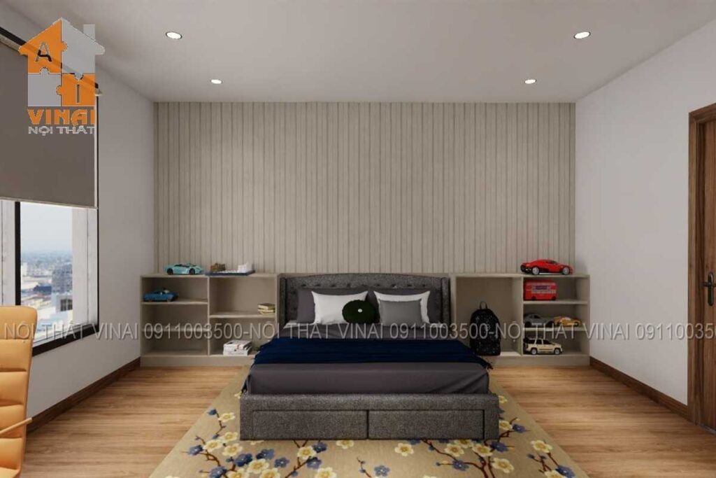 Nội thất phòng ngủ bé trai nhà liền kề Park Hill- Vĩnh Yên-1