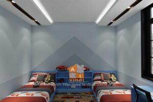 Nội thất phòng ngủ bé trai nhà lô khu đô thị Nam Vĩnh Yên-1