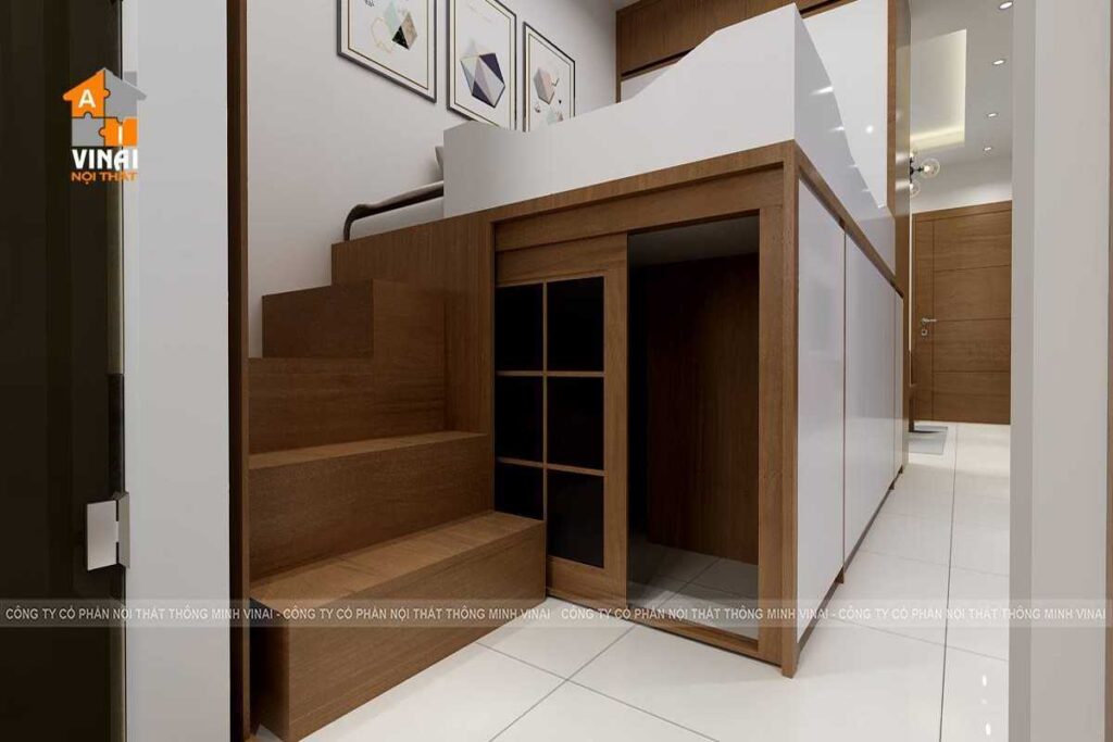 Nội thất phòng ngủ bé trai nhà tập thể số 9 hàng lược-1