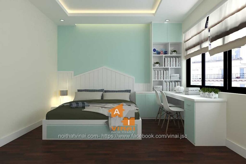 Nội thất phòng ngủ bé trai shophouse- Khu Đô Thị mới Xuân Hòa-1