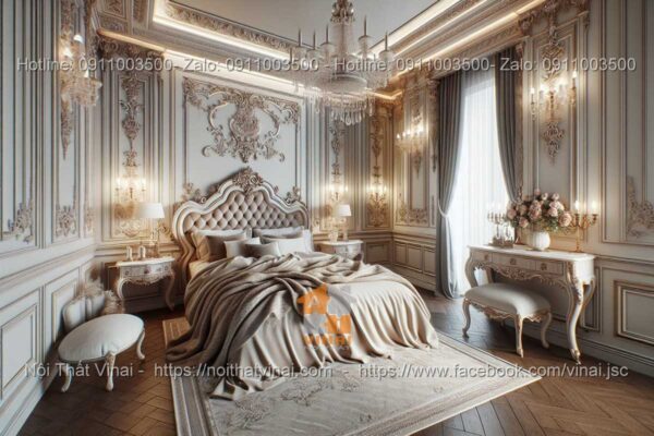 Nội thất phòng ngủ biệt thự phong cách Luxury 14