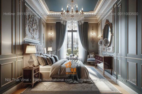 Nội thất phòng ngủ biệt thự phong cách Luxury 15