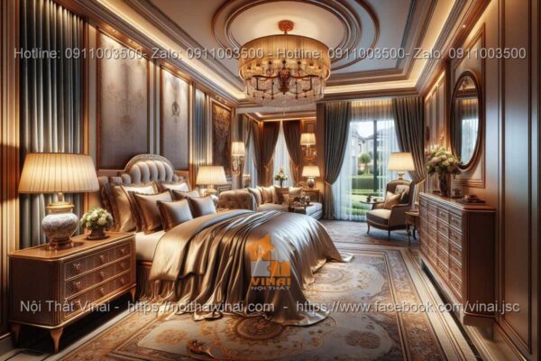 Nội thất phòng ngủ biệt thự phong cách Luxury 9